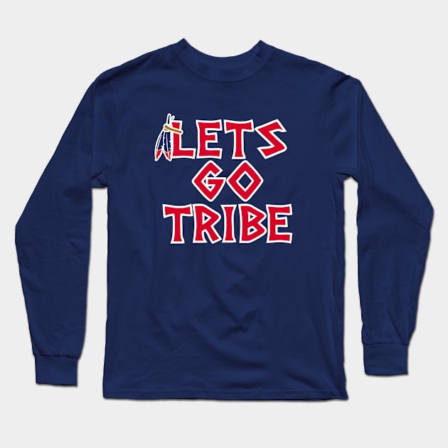 Lets Go Tribe - Navy Long Sleeve T-Shirt by KFig21